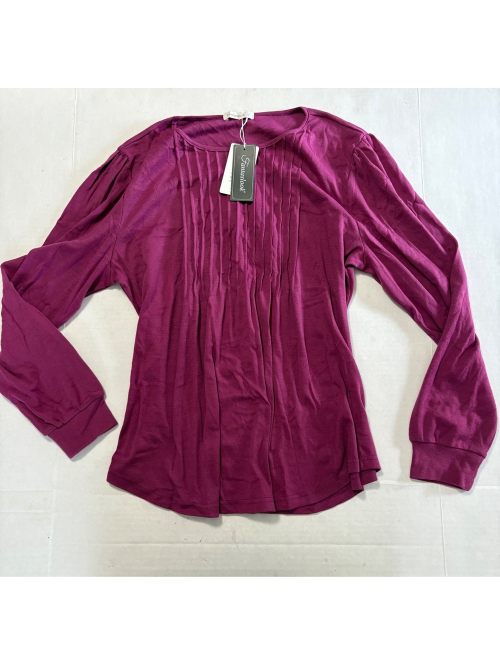 Purple/maroon long sleeve shirt